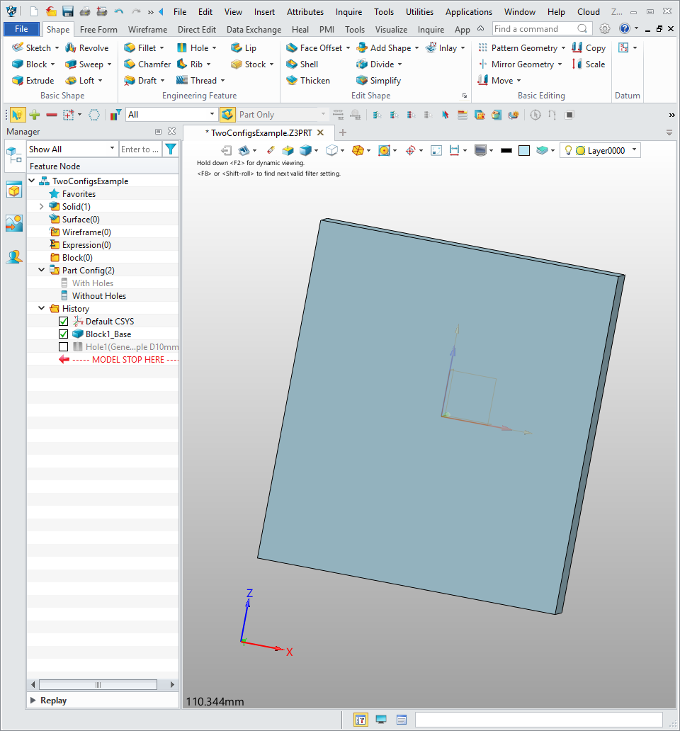 Multiple root file example